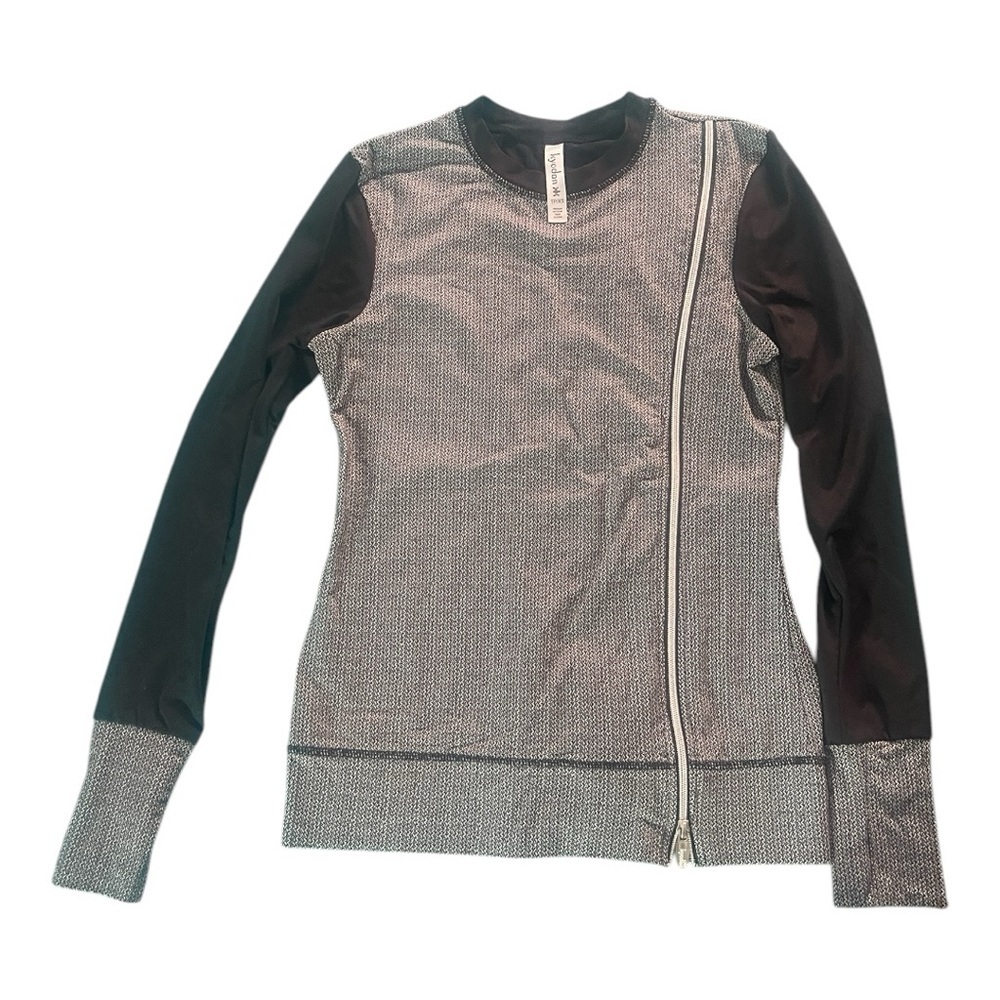 Stylish Black and Gray Women's Running Top - Picture 1 of 6